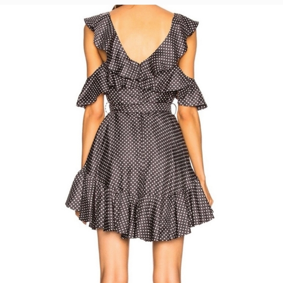 Zimmermann Polka Dot V Neck Dress - Picture 2 of 7